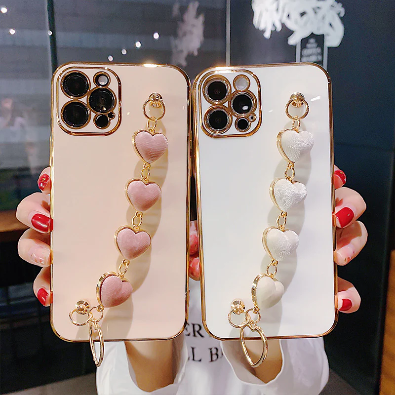 Soft Bracelet Love Heart Case for iPhone - Image 4