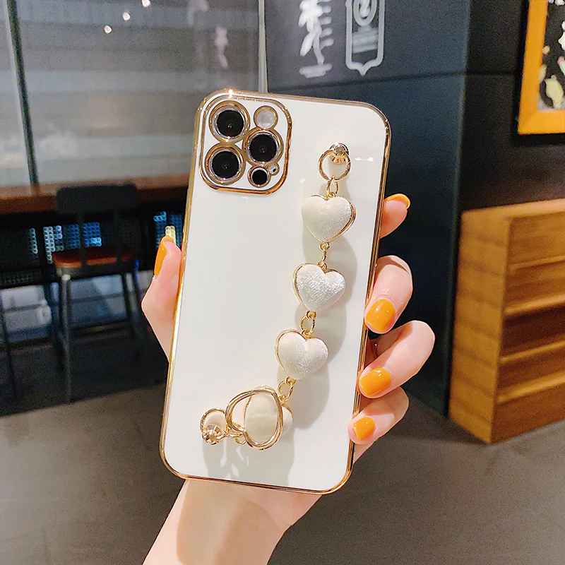 Soft Bracelet Love Heart Case for iPhone - Image 9
