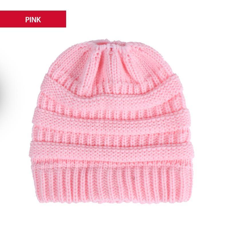 Soft Knit Ponytail Cap - Image 3