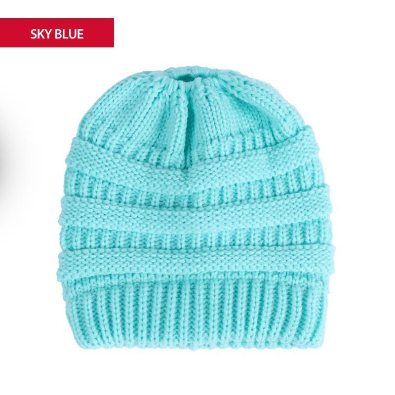 Soft Knit Ponytail Cap - Image 4
