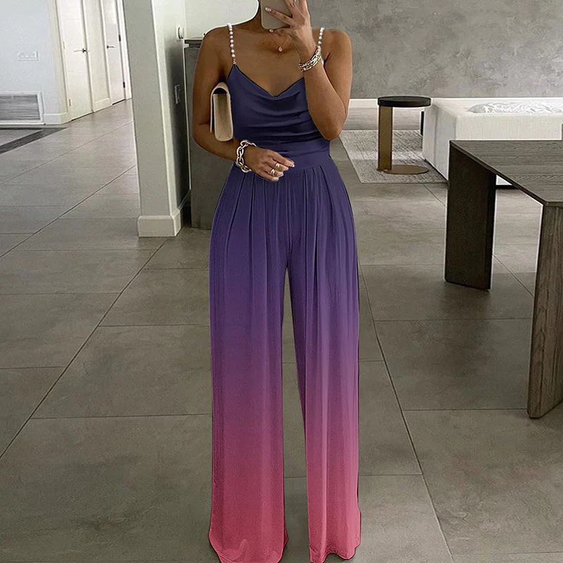 Soft Loose Strapped Jumpsuit - Image 12