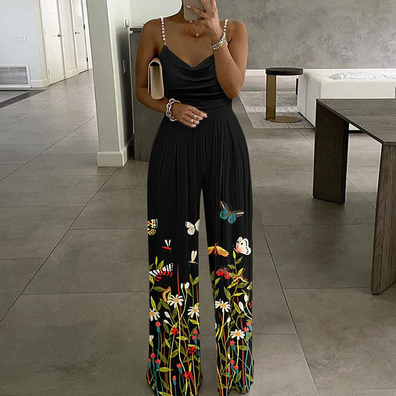 Soft Loose Strapped Jumpsuit - Image 9