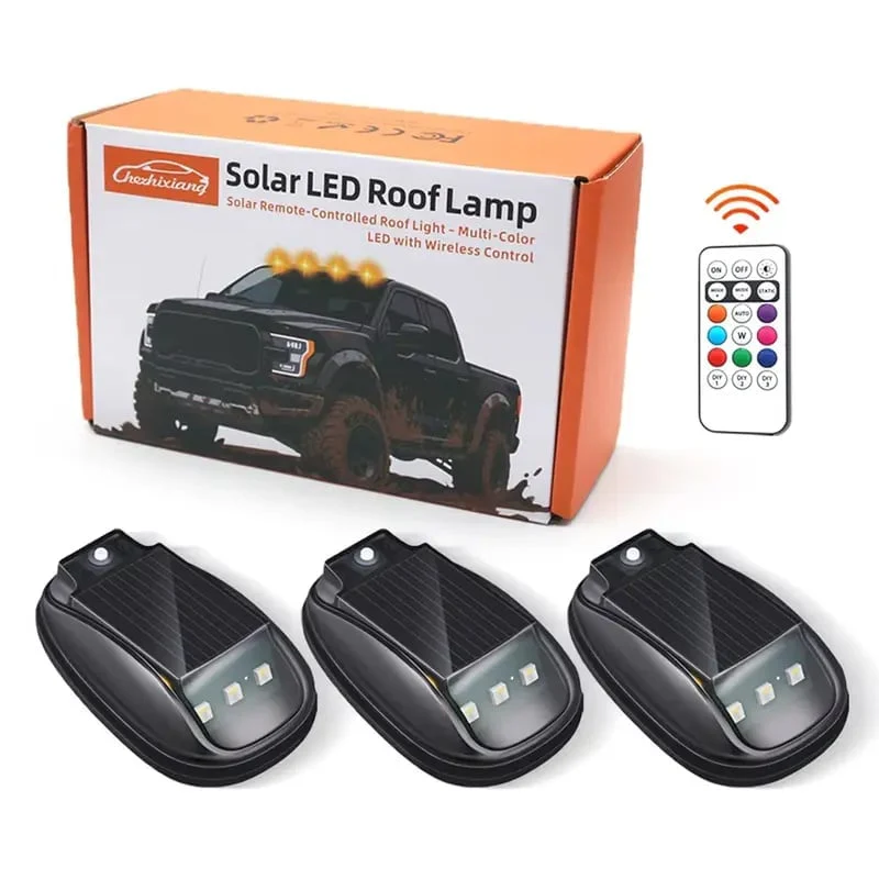 Solar Car Roof RGB Strobe Light - Image 11