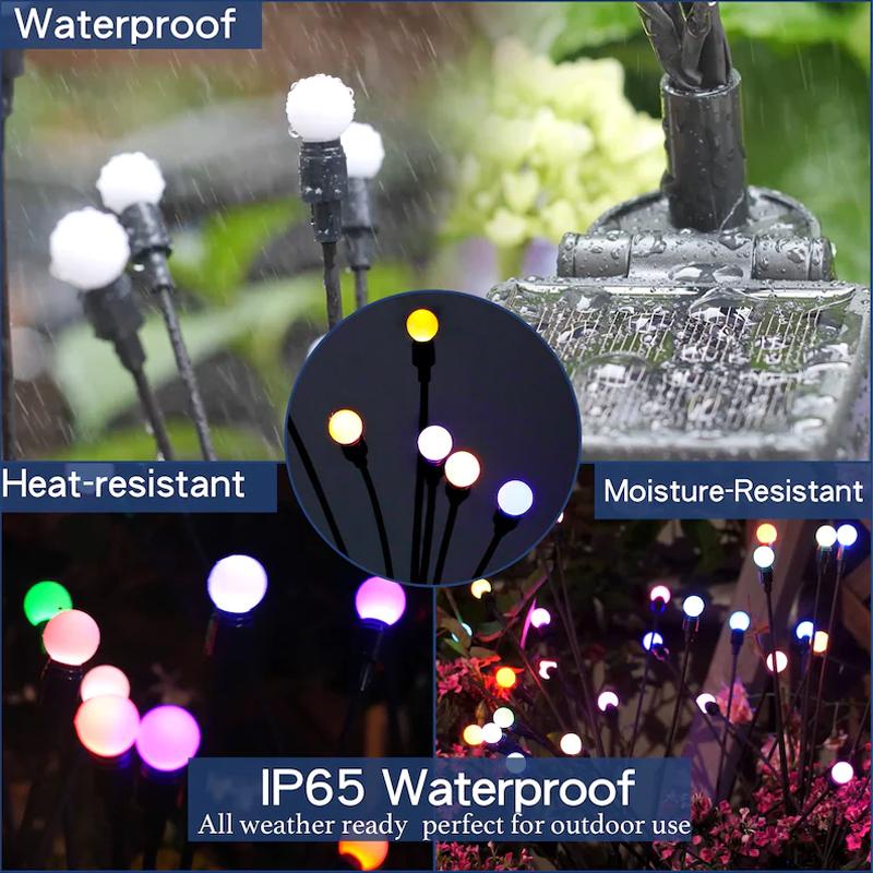 Solar Garden LED Firefly Plug-in Light - Image 4