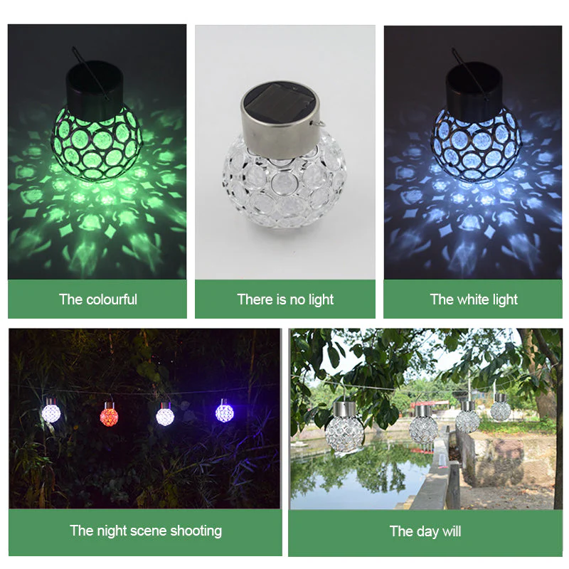 Solar Hanging Lantern Outdoor Waterproof Solar Lamps - Image 2