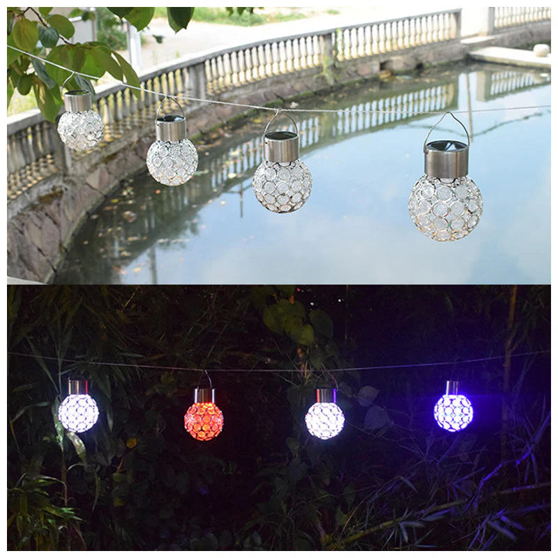 Solar Hanging Lantern Outdoor Waterproof Solar Lamps - Image 5