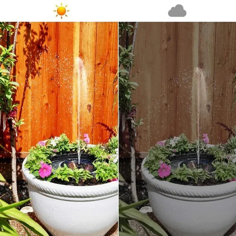Solar Powered Bird Fountain With Lights - Image 11