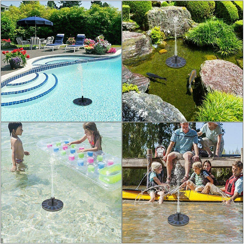 Solar Powered Bird Fountain With Lights - Image 17