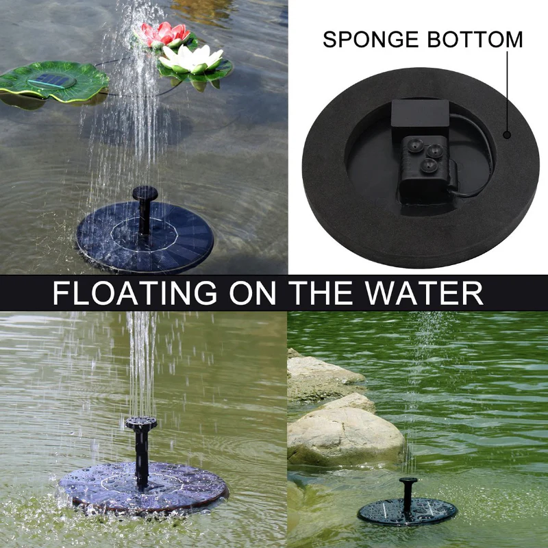 Solar Powered Bird Fountain With Lights - Image 4