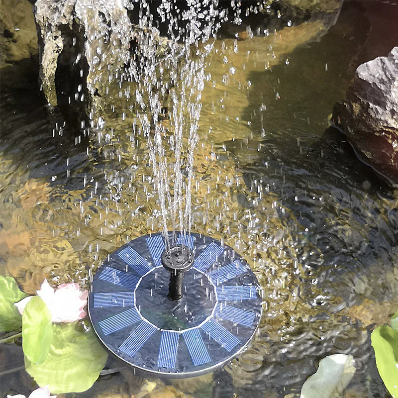 Solar Powered Bird Fountain With Lights - Image 6