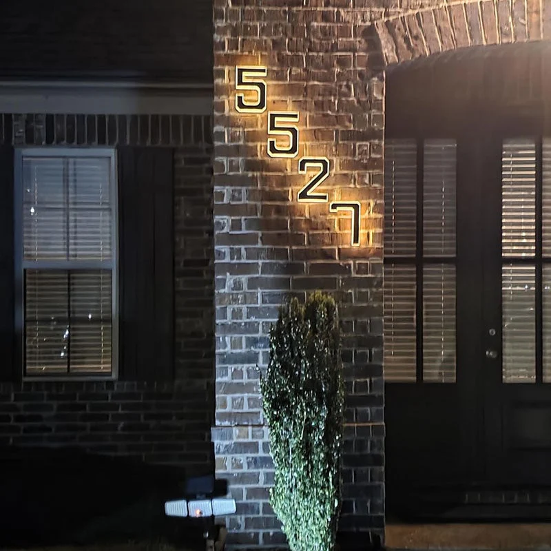 Solar-Powered Outdoor House Number Light - Image 11