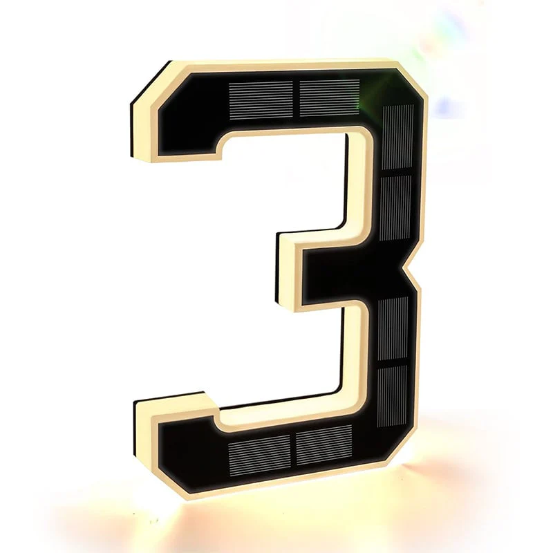 Solar-Powered Outdoor House Number Light - Image 17