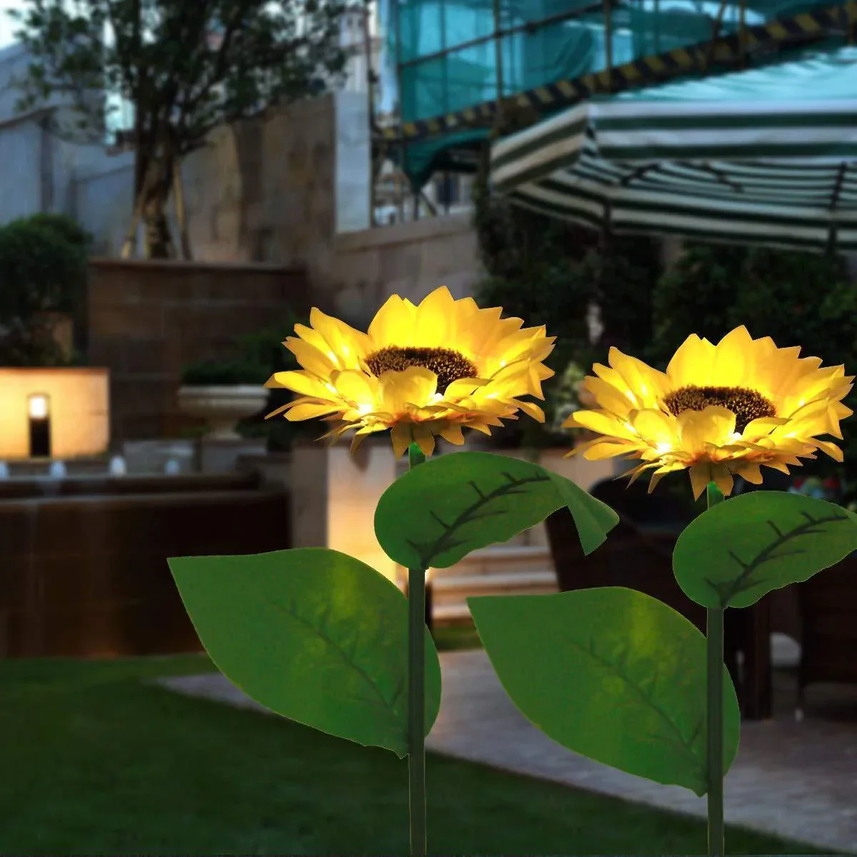 Solar Sunflower Light, 2 pcs - Image 2