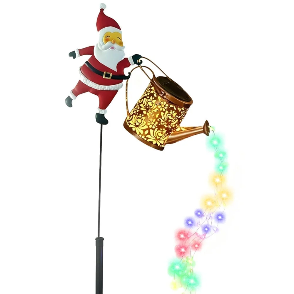 Solar Watering Can Garden Lights - Image 2