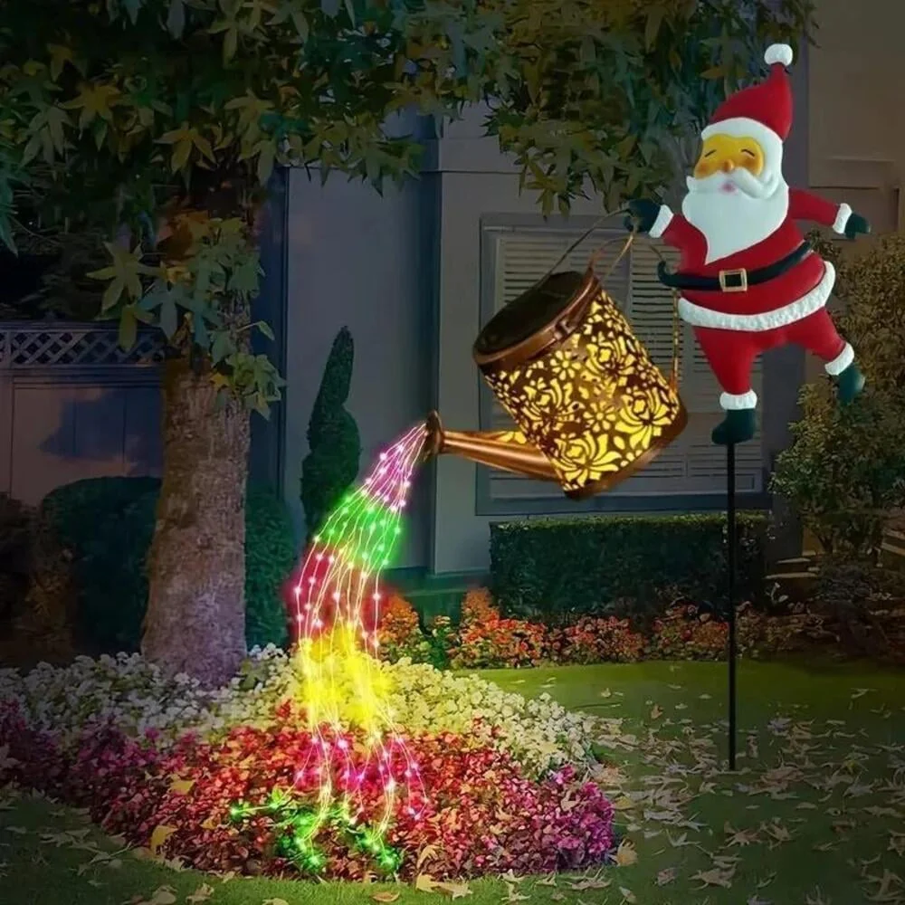Solar Watering Can Garden Lights - Image 7