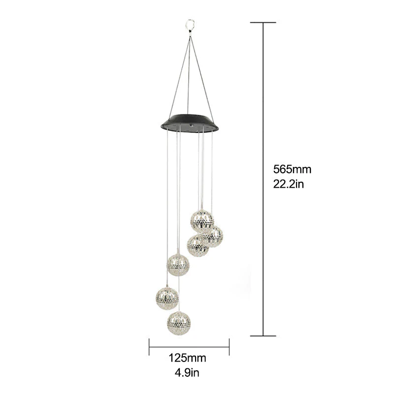 Solar Wind Chime Outdoor Light - Image 14