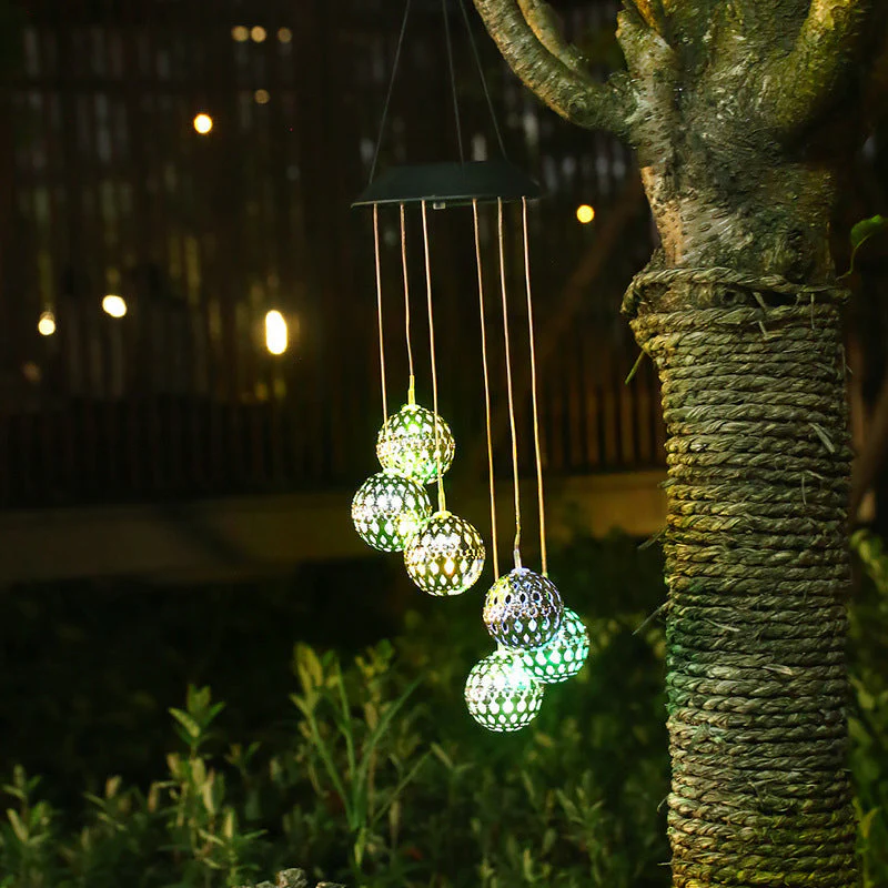 Solar Wind Chime Outdoor Light - Image 4