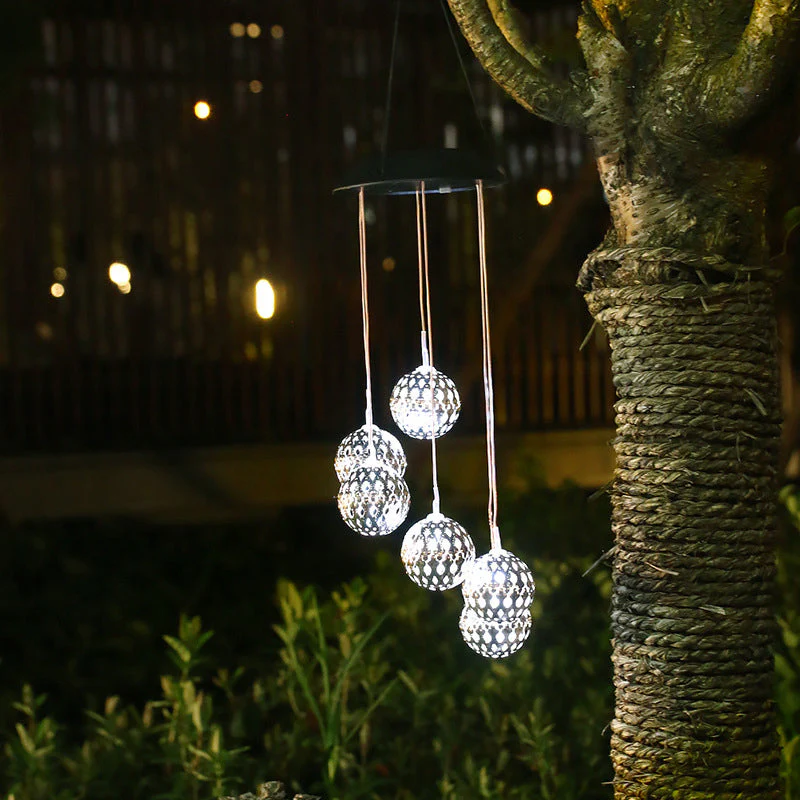 Solar Wind Chime Outdoor Light - Image 5