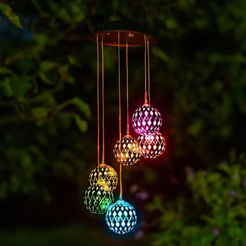 Solar Wind Chime Outdoor Light - Image 8
