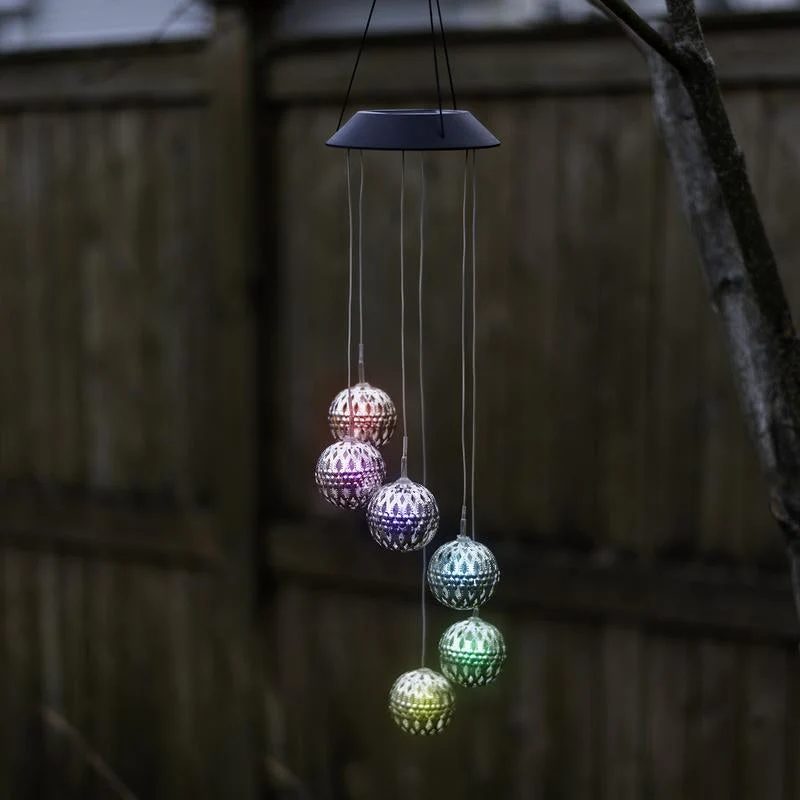 Solar Wind Chime Outdoor Light - Image 9