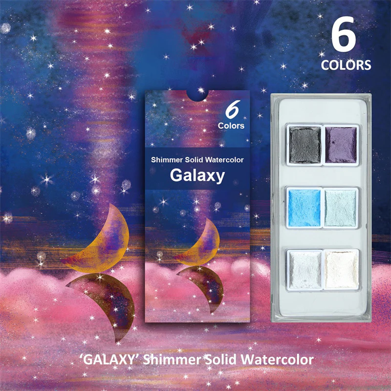 Solid Watercolor Paint Set - Image 2