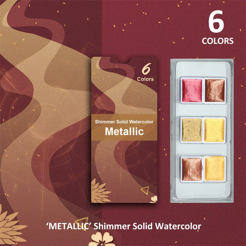 Solid Watercolor Paint Set - Image 3