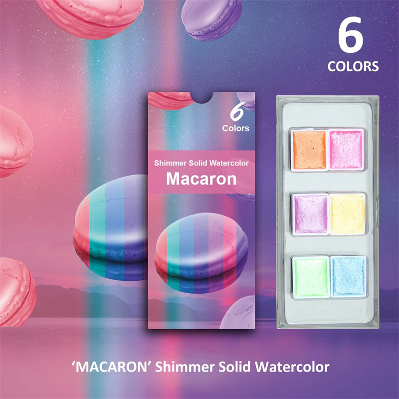 Solid Watercolor Paint Set - Image 4