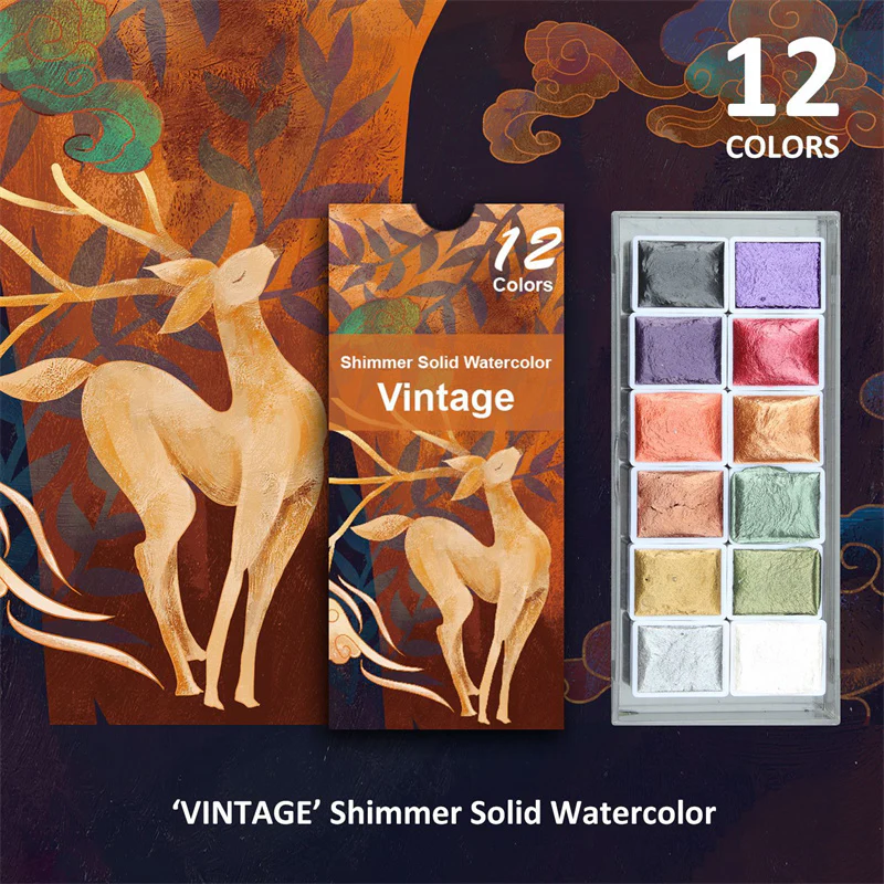 Solid Watercolor Paint Set - Image 6