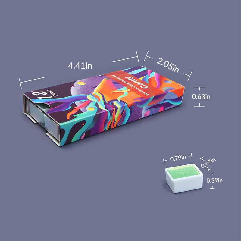 Solid Watercolor Paint Set - Image 8