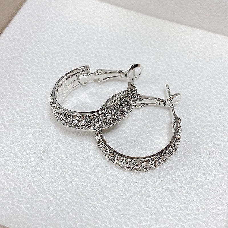 Sparkle Small Hoop Earrings - Image 6