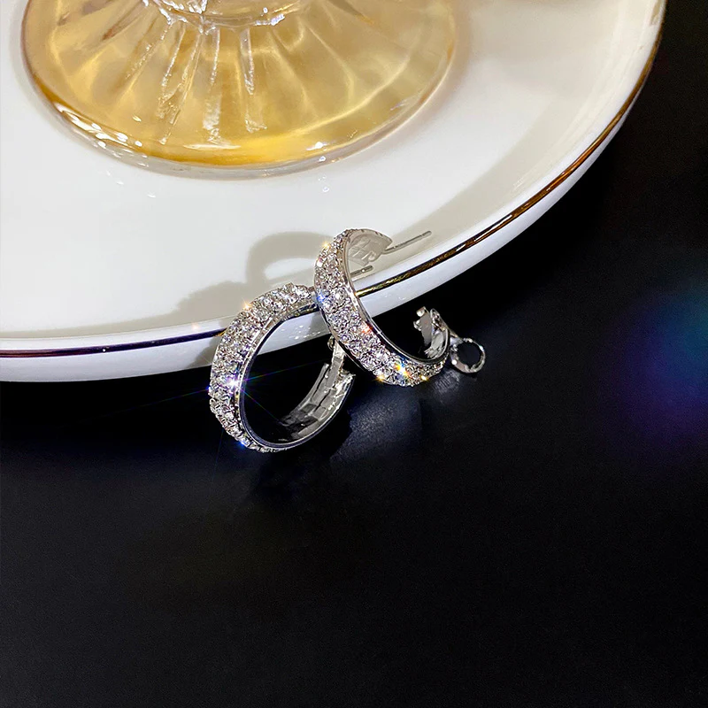 Sparkle Small Hoop Earrings - Image 7