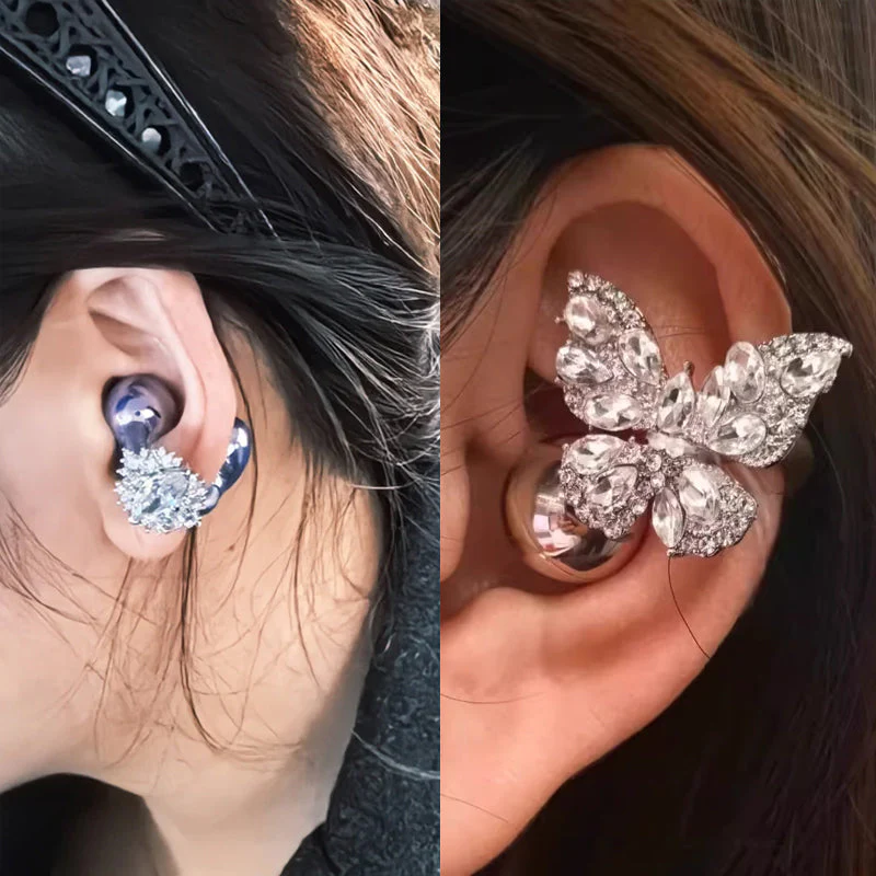 Sparkling Butterfly Bow Clips for Earbuds - Image 11