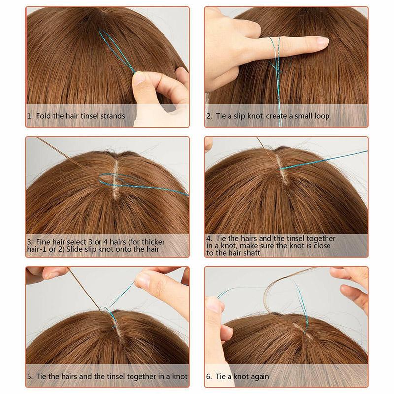 Sparkly Hair Tinsel Extension - Image 10