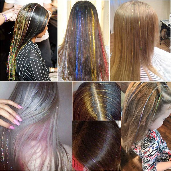 Sparkly Hair Tinsel Extension - Image 7