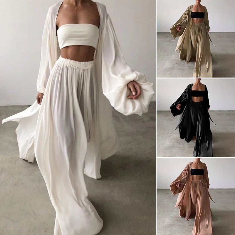 Spring and Summer Sexy Coat 3 Sets - Image 4