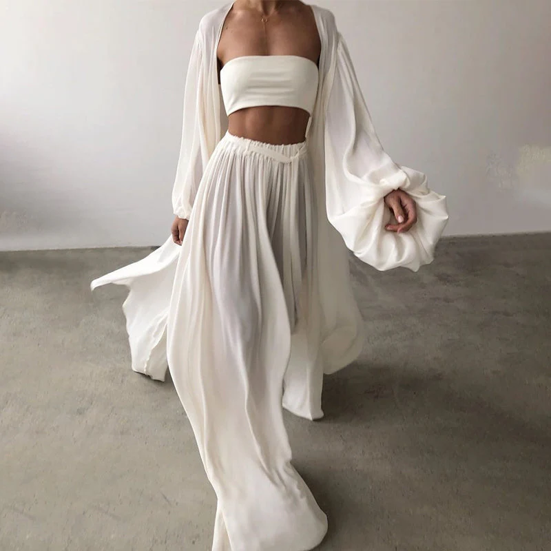 Spring and Summer Sexy Coat 3 Sets - Image 7