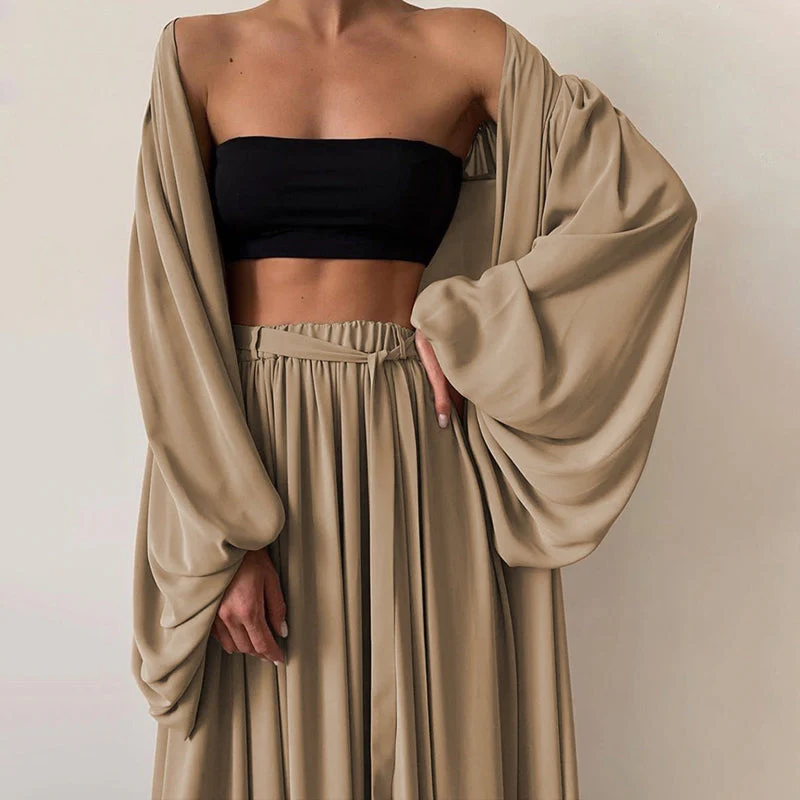 Spring and Summer Sexy Coat 3 Sets - Image 8