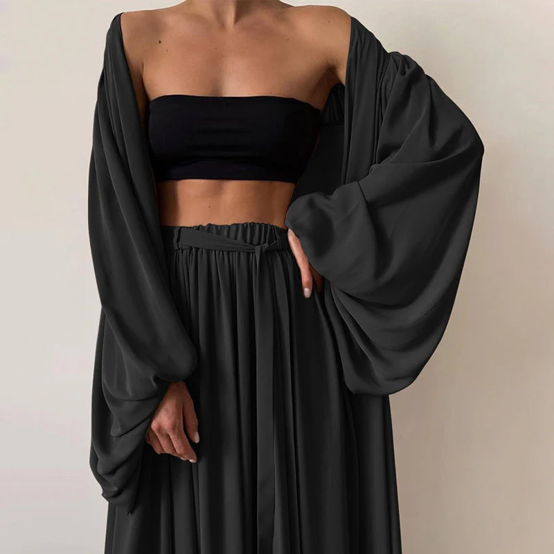 Spring and Summer Sexy Coat 3 Sets - Image 9