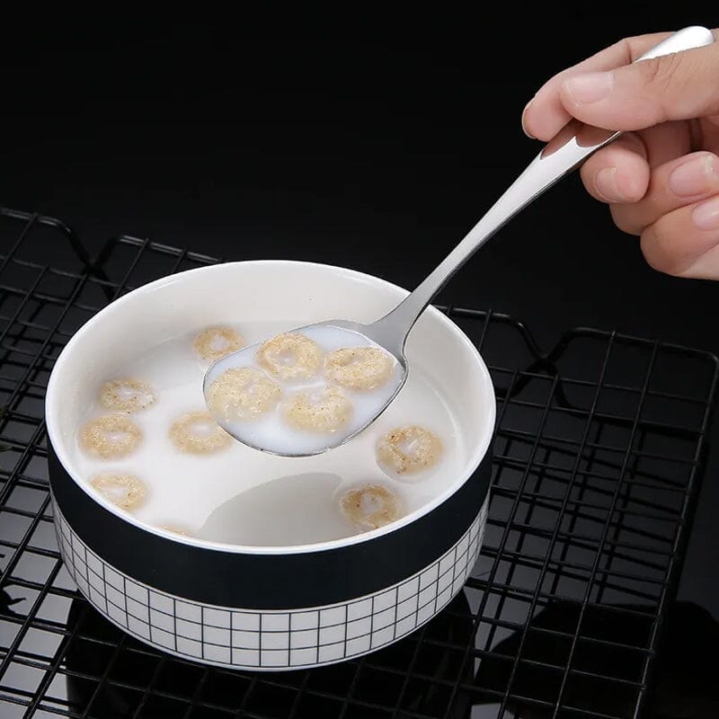 Square Head Stainless Steel Spoons - Image 3