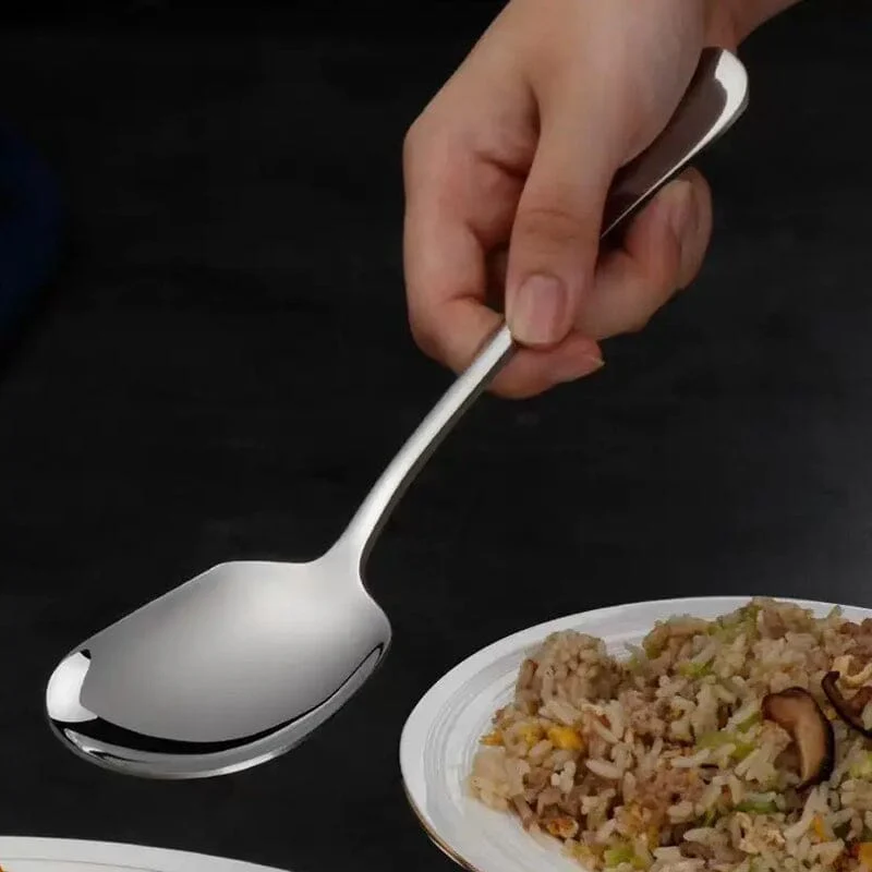 Square Head Stainless Steel Spoons - Image 5