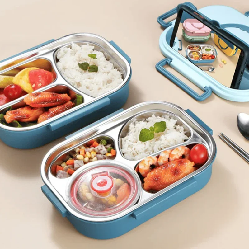 Stainless Steel Bento Lunch Box - Image 5