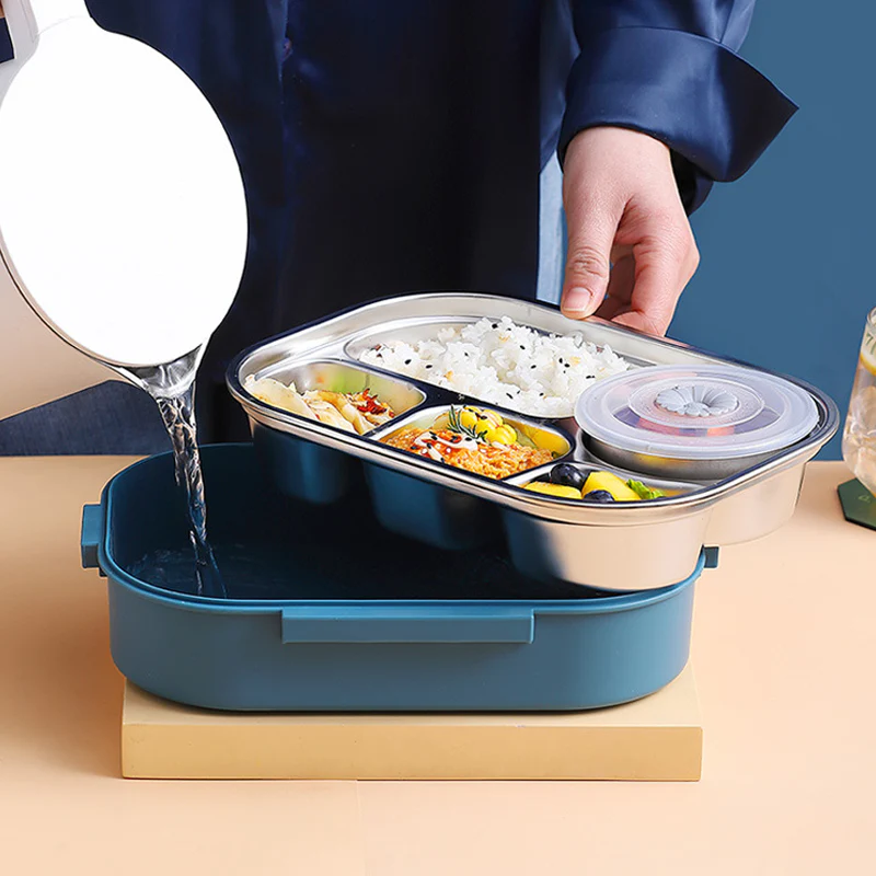 Stainless Steel Bento Lunch Box - Image 8