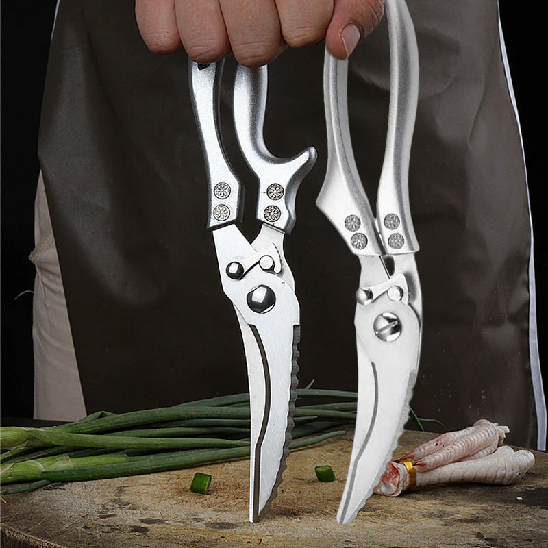Stainless Steel Bone-Cut Kitchen Scissors - Image 14