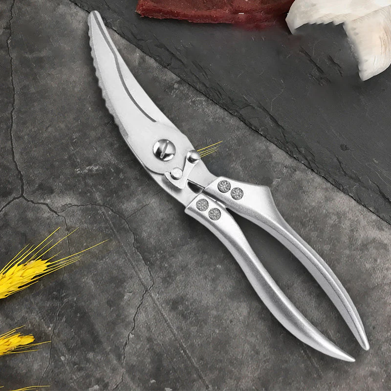 Stainless Steel Bone-Cut Kitchen Scissors - Image 4