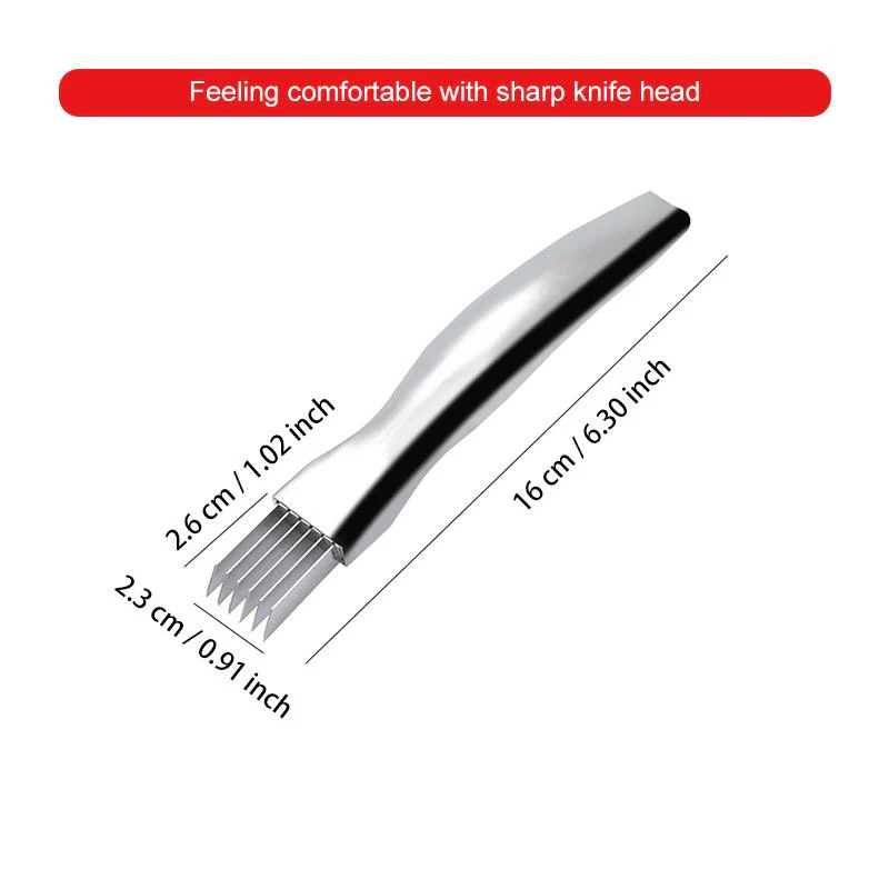 Stainless Steel Chopped Green Onion Knife - Image 12