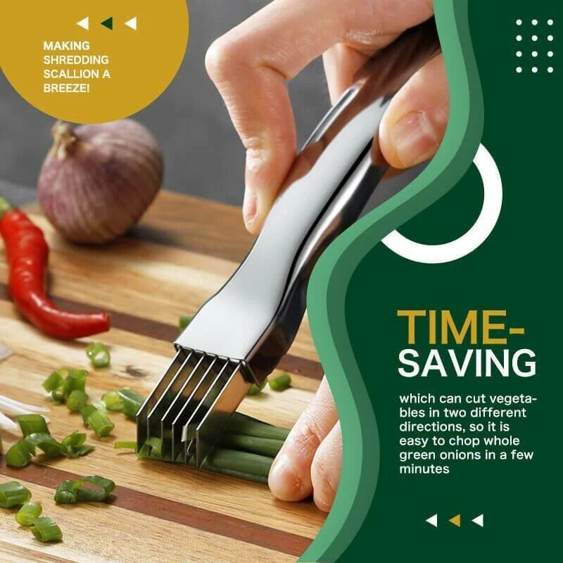Stainless Steel Chopped Green Onion Knife - Image 2