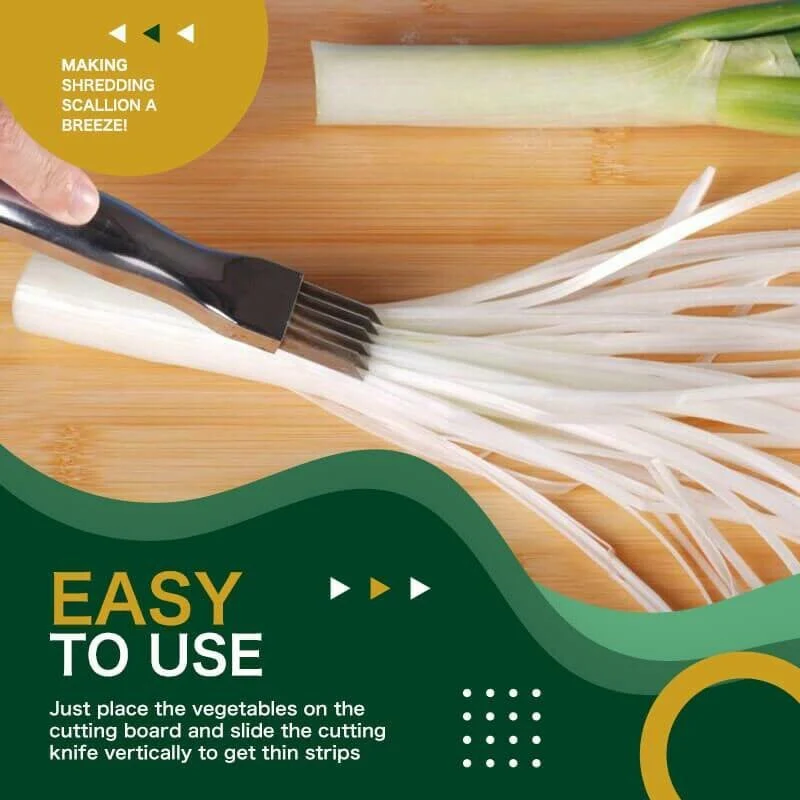 Stainless Steel Chopped Green Onion Knife - Image 4