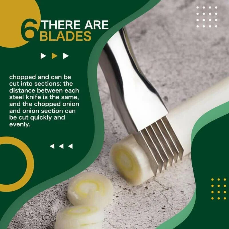 Stainless Steel Chopped Green Onion Knife - Image 5