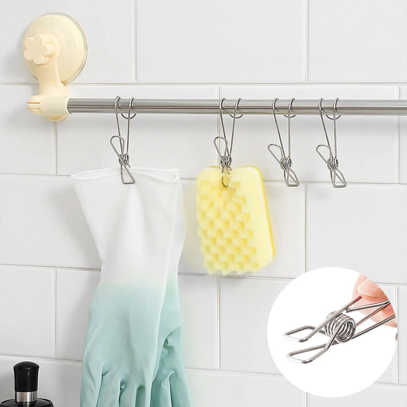 Stainless Steel Clothes Pins Hook Clip - Image 10