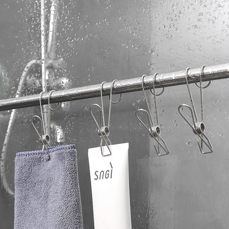 Stainless Steel Clothes Pins Hook Clip - Image 6